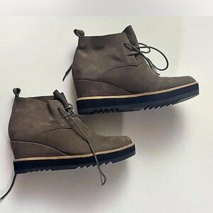 Eileen Fisher Taupe Ankle Boots